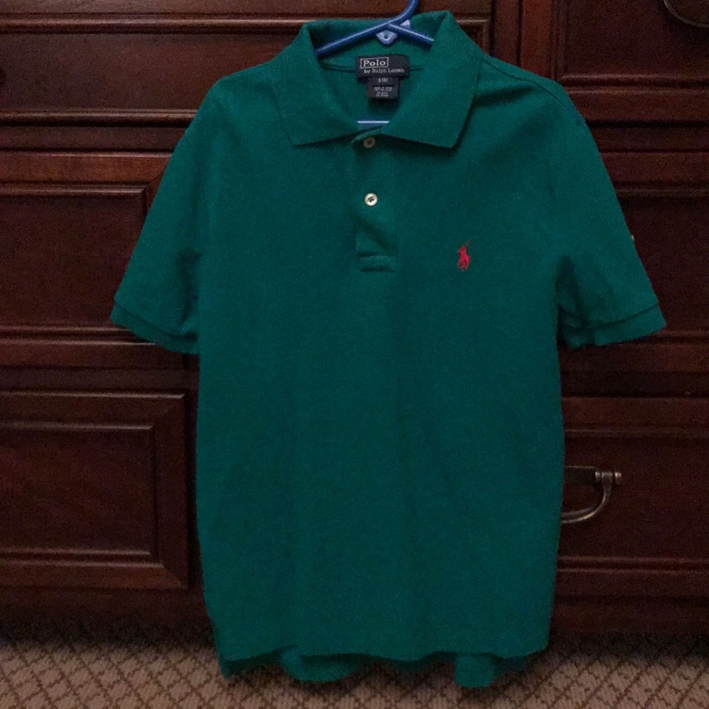 Youth Polo green shirt